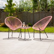 Zestaw mebli ogrodowych Arthur różowy PATIO