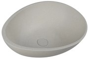Jasnoszara betonowa umywalka 53x39 cm Punc – Sapho