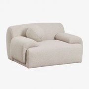 Fotel Tapicerowany Shirina Bouclé Beige - Sklum