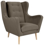 Fotel OMI XXL brązowy