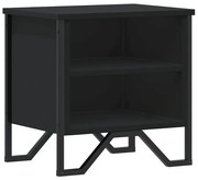 Czarna szafka nocna w stylu loft A9-R58