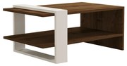 Stolik do odkladania Gaye Walnut White