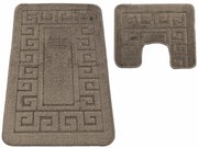 Nowoczesny komplet dywaników do łazienki L2-M82