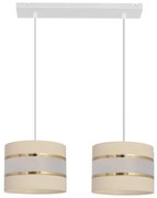 Żyrandol na lince HELEN 2xE27/15W/230V kremowy