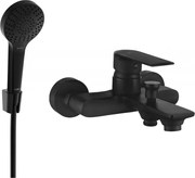 Mexen Royo R05 bateria wannowa z zestawem prysznicowym, czarna - 7223R05-70