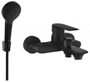 Mexen Royo R05 bateria wannowa z zestawem prysznicowym, czarna - 7223R05-70