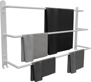 Ścienny Wieszak Biały Na Ręczniki P6-M82