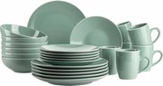 Mäser Zestaw naczyń stołowych 24 szt. ELISSA – zielony połysk