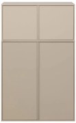 Kremowa szafa modułowa z litego drewna sosnowego 100x150 cm Daily – vtwonen