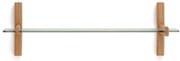 Szklany modułowy system półek w naturalnym kolorze 90x28x30,5 cm Sitra – Kave Home