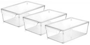 Plastikowy organizer do lodówki 3 szt. – Hermia