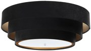 Czarny plafon z welurowymi abażurami - A351 T6-B77