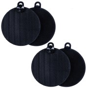 Zestaw silikonowych myjek do naczyń, 4 sztuki