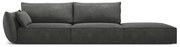 Szary szezlong (lewostronny) Vanda – Mazzini Sofas