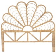 Zagłówek łóżka 140 cm - Rattan - Naturalny - FLOSIA