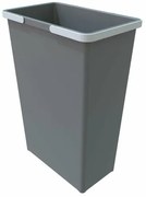 Elletipi Plastikowy kosz z uchwytami 35 L, szary