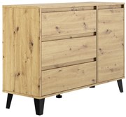 Komoda BOGAN 1D3S, dąb artisan