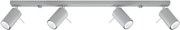 Szary plafon LED z regulacją reflektorów E785 K5-N67