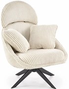 Fotel nowoczesny wypoczynkowy kremowy Z2-M49
