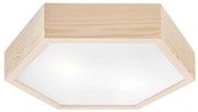 Plafon HEX NATURAL 2xE27/60W/230V śr. 43 cm sosna