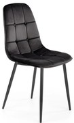 Krzesło do jadalni KINDREL 1 szt. czarne