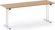 Składany stół konferencyjny FOLDING, 160x80 cm, buk
