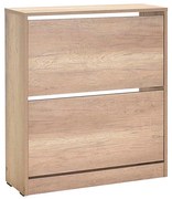 Szafka na buty 84x73 cm brązowe