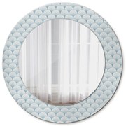 Retro japoński Lustro dekoracyjne okrągłe