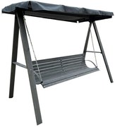 Huśtawka ogrodowa drewniana szara M2-S48