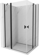 Mexen Mist Duo kabina prysznicowa uchylna 90 x 70 cm, transparent, czarna - 8A4-090-070-70-00