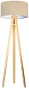 Lampa stojąca HOME 50 beżowa/biała/sosna BPS KONCEPT