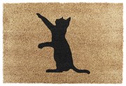 Wycieraczka z włókna kokosowego 40x60 cm Cat – Artsy Doormats