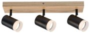 Rabalux 73123 - Lampa sufitowa TORAS 3xGU10/5W/230V dąb