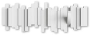 Biały plastikowy wieszak ścienny Sticks – Umbra