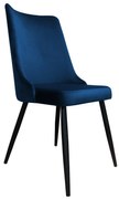 Krzesło CYPRIAN VELVET granatowe ATOS