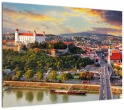 Obraz - Panorama Bratysławy, Słowacja (70x50 cm)