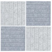 Filcowe tablice na ścianę, 30 x 30 cm, 4 szt.