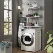 Półka na pralkę biały 66x30x162 miso