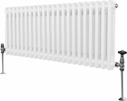 Tradycyjny grzejnik 2-kolumnowy - 300 x 1012 mm - biały