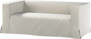 Pokrowiec na sofę Klippan 2-osobową długi z kontrafałdami