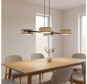 Żyrandol na linkach DRUMZ 4xE14/10W/230V beżowy