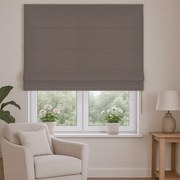 Roleta rzymska na wymiar Otto brązowa półmatowy welur - do 200 cm