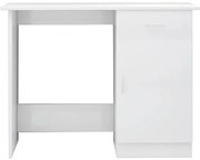 Biurko z szafką w kolorze białym B7-F26