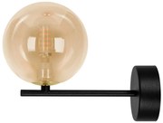 Kinkiet ścienny ze szkanym kloszem beżowy G0-R93