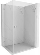 Mexen Lunar-B L kabina prysznicowa uchylna prawa 75 x 70 cm, transparent, chrom - 832L-075-070-01-00-P