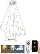 Brilagi - LED ściemnialny żyrandol na lince CIRCLE LED/90W/230V 3000-6500K + z pilotem