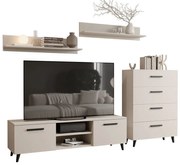 Zestaw mebli RTV w kolorze kaszmir F3-S25