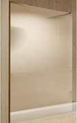Stały panel prysznicowy Walk In | Szkło hartowane 6 mm, antykamień, Falisty | Wysokość 200 cm | Oro Cepillado 120cm