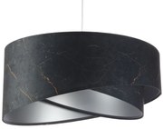 Lampa wisząca BLACK MARBLE czarna/srebrna BPS KONCEPT