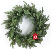 Wieniec świąteczny klasyczny 50 LED 60 cm